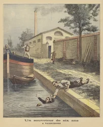 Ein sechsjähriger Retter in Valenciennes